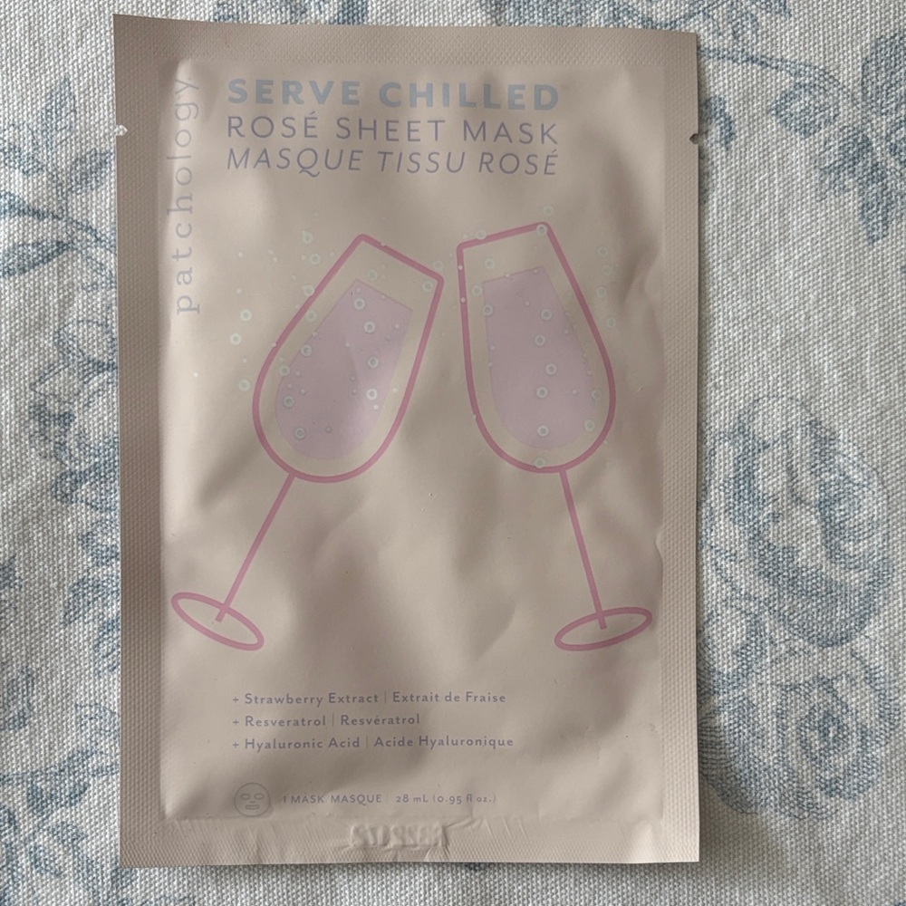 Patchology Serve Chilled Rosé Sheet Mask - Pink